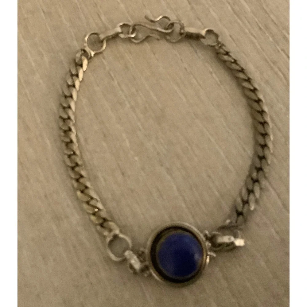 Vintage Sterling Silver Bracelet - Picture 2 of 2